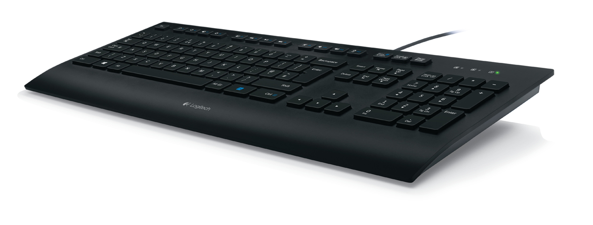 Logitech K280e Tastatur for Business schwarz USB 
