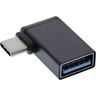 InLine® USB 3.1 Adapter OTG, Typ C Stecker an A Buchse 90° gewinkelt (Gen.1)