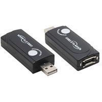 InLine® USB 3.0 Adapterkabel, 2x Stecker A auf Pfostenanschluss